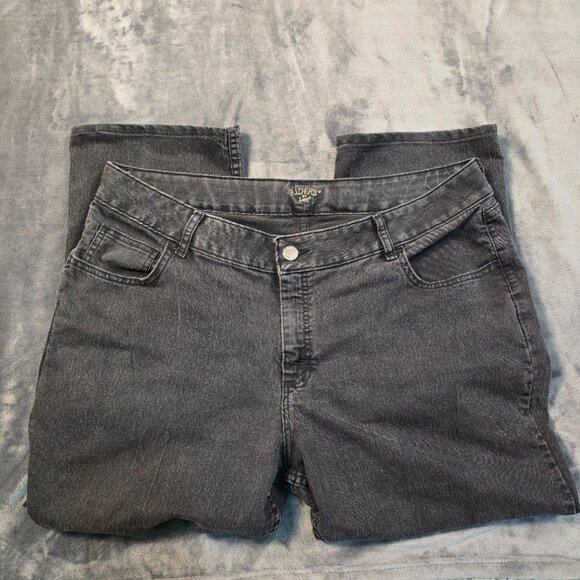 Riders by Lee Jeans Womens 20W Gray Bootcut Jeans Plus Size Stretch Denim Y2K - Picture 15 of 15